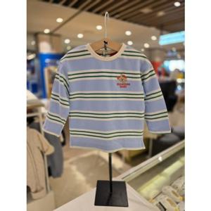 [블루독베이비] 26 SS(블루)멀티스트라이프 티셔츠(4611433002)출산 백일 돌 신생아 유아 선물 조카 아가옷