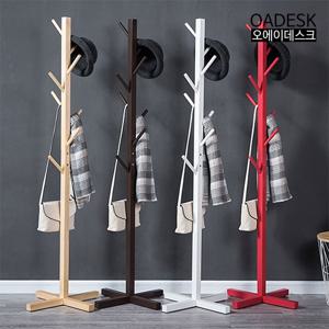 [오에이데스크]오에이데스크 원목스탠드옷걸이 A타입