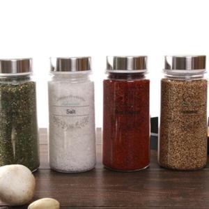 아트박스/비프로젝트 클린텍 양념통 4p+self 투명 스티커 8p