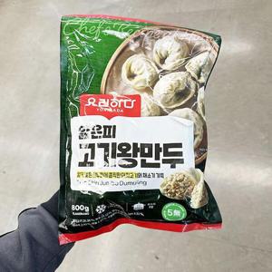 요리하다 얇은피 고기왕만두 800g a800058