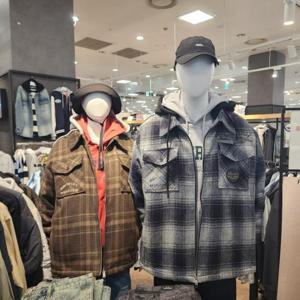 인터크루 HC10 유니,멀티체크패딩자켓 ITZ4UP01A