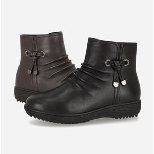 [엘칸토 여성쿠션 셔링 양가죽 앵클부츠 LCWA66U54C