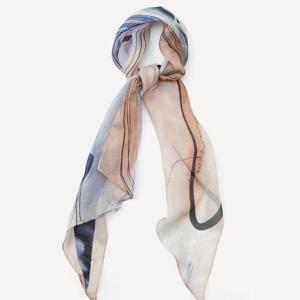 [올리비아로렌] MG01 직사각 사선 쁘띠 스카프_ VYCXF3Z7211