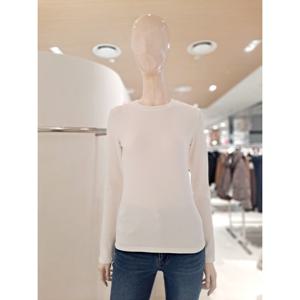 [숲]스판 베이직 라운드 기모 슬림티 SC2LT30