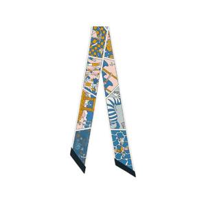 에르메스 팩토리 수이트 트윌리 블루 로즈 모르도레 H063975S09