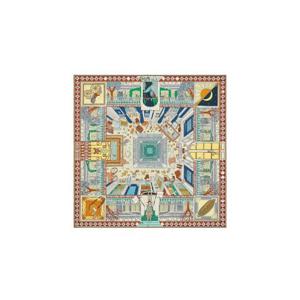 에르메스 오브젝트 드 큐리오시떼 스카프 90 베르 죤 멀티꼴로르 H003757S02