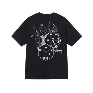 스투시 파이어 다이스 티셔츠 블랙 1904790