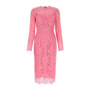 돌체앤가바나 핑크 레이스 원피스 F6M0DTHLM7L F0758