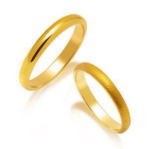 [한국금다이아몬드] 순금 반지 유광 무광 엥게이지 24K 3.75g