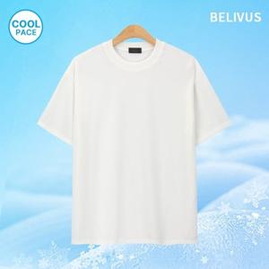빌리버스 남자 반팔티 라운드 쿨 냉감 여름 무지 티셔츠 BCM069