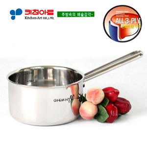 키친아트 아이사랑 통삼겹(3PLY) 이유식냄비14CM