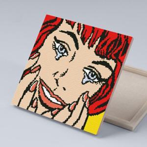 보석십자수 명화 풍경 행복한 눈물 W 캔버스 30x30