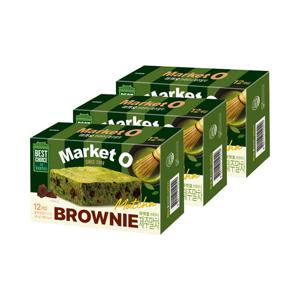 오리온 마켓오 브라우니 제주말차 240g x 3개