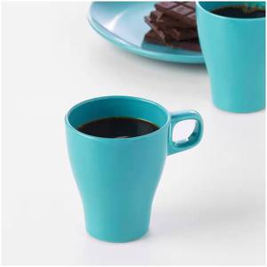 이케아 페리리크 머그컵 250ml 터쿼이즈 11cm 식기 주방용품 식기도구