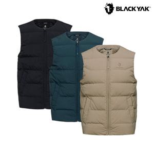 블랙야크 남성 롯지 퀼팅 구스다운 베스트 빅사이즈 등산 패딩조끼 1BYVSWU007