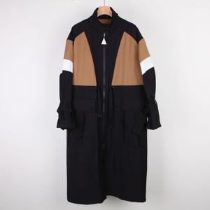 [클로딩캡슐] 여성 ZINZOLIN 롱자켓 블랙베이지 1D70600