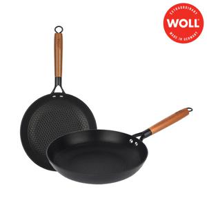 [WOLL] 아이언 무쇠주물 라이트 프라이팬 24cm+28cm