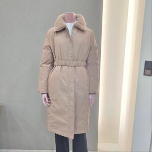 [꼼빠니아]밍크카라 벨티드 구스다운 패딩 CAFW1-WIH510_IC