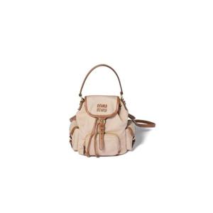 25 FW 미우미우 플랩 레더 캔버스 백팩 5BZ043VOOM2IBQ TP449308601