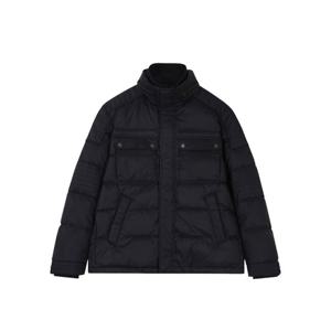 [버커루]남성 아웃포켓 하이넥 나일론 다운 점퍼 B234DW410P