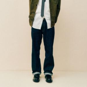 [플랙진]남성 스티즈 M30 스트레이트 셀비지 생지 데님 팬츠 (PJTI5SZM302)