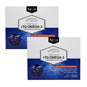 파이오라 뉴질랜드 알티지 rTG 오메가3 120캡슐 2개