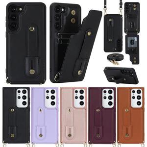 갤럭시S25 24 23 22 플러스 울트라 스트랩 가죽 카드수납 케이스