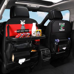 차량용 시트포켓 테이블 시트백 수납함 일반형 용품