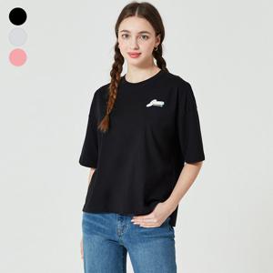 [게스(진)]여성 루즈핏 반팔티 OO2K1479