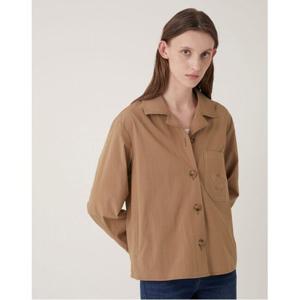 [올리비아로렌]아우터형 오픈 카라 셔츠_VVCNL3F7371