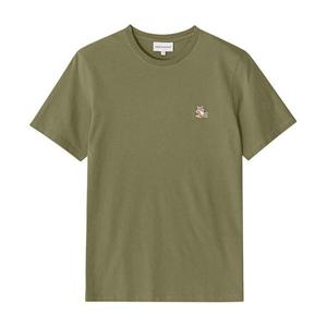 메종키츠네 반팔 LM00110KJ0008 P384 폭스 패치 레귤러핏 남성반팔티 당일발송