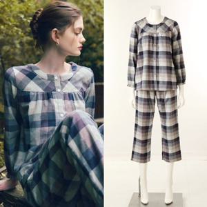 [와코루]여성잠옷 포근하고 따뜻한 부드러운 감촉 캐시미어모달 WPA5485W