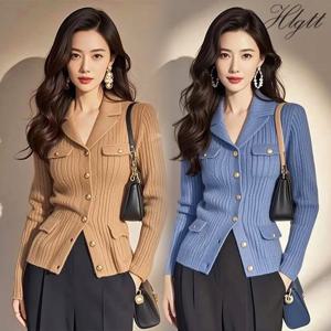 [기타][헬리꽁땡] 골드버튼 카라니트 자켓2종_18796417_671761