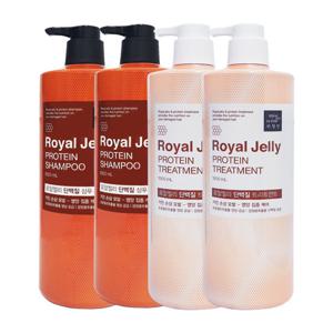 [미쟝센]미쟝센 로얄젤리 단백질 샴푸 1000ml x2 + 트리트먼트 1