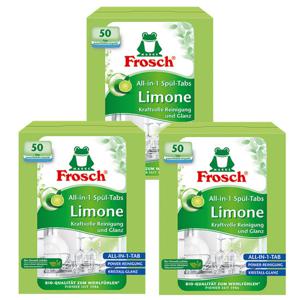 독일 프로쉬 식기세척기 세제 50개입 그린레몬 900g 3개