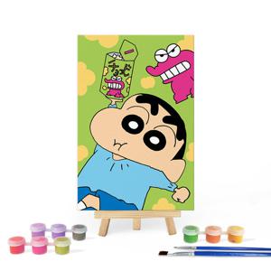 아이러브페인팅 DIY미니이젤형 짱구 그림그리기 10x15cm 초코비 짱구