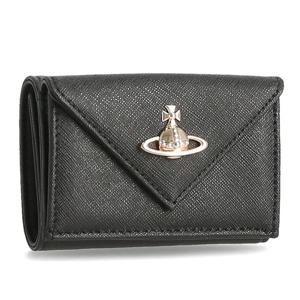 ORB 로고 5115002EW L001N N402 비비안 웨스트우드 사피아노 가죽 엔벨롭 미니 반지갑