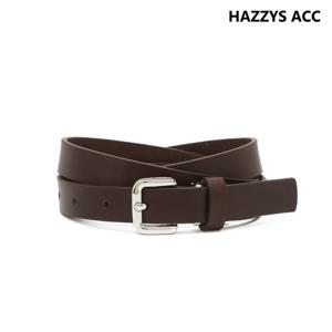 [길이조절가능]브라운 소가죽 여성벨트HJBE5F492BK