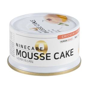 나인케어 무스케이크 치킨&참치 80g 고양이캔