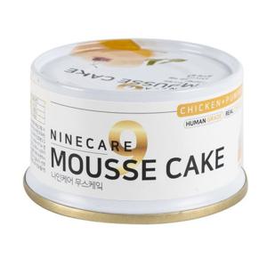 나인케어 무스케이크 치킨&호박 80g 고양이캔