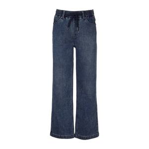 [뱅뱅]여성 밴드 크롭 기모 와이드 스판 청바지 (NQL763)