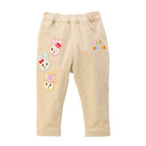 [미키하우스10] 11P403203 MH 우사코 코듀로이 패치 PT 여아바지