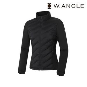 [와이드앵글] WWW22591Z1 여성 VA 다이애그널 퀼팅 다운 자켓 (Black)