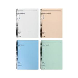 사무용노트 4000 테마칼라 스프링노트 16절좌철 7MM