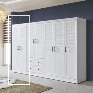 보루네오 갤러리 키큰 800 긴문 2단봉 옷장 BWB009