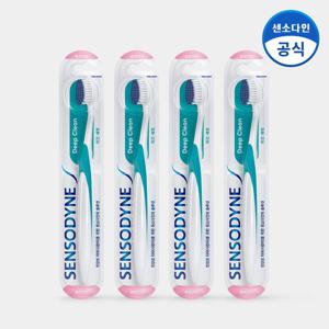 [센소다인] 딥클린 초 미세모 칫솔 4개