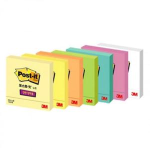 노트 76mmx76mm 3M 떡메모지 강한점착용 654 포스트잇 점착식메모지 3M포스트잇