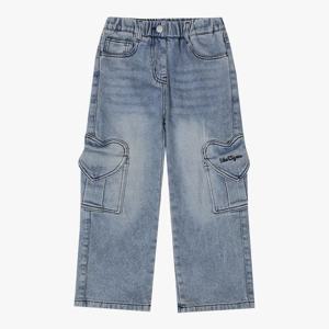 [신디키즈]카고 기모 와이드 데님팬츠CITJ25T03(2COLOR0