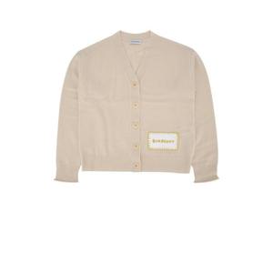 버버리 주니어 키즈 베이지 Patch 가디건 8108809 A2015