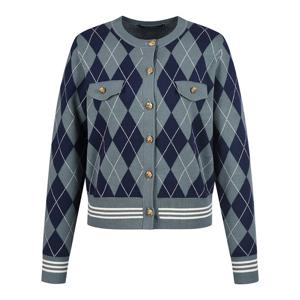 [코인코즈][정가116,000원]코인코즈 금장버튼 아가일 가디건_DK4WD615